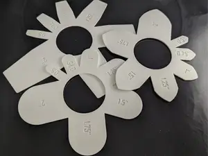 Leather Belt End Templates (0.5" to 2")