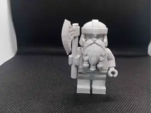 Gimli LotR Lord of the Rings Figure Fanart LEGOS
