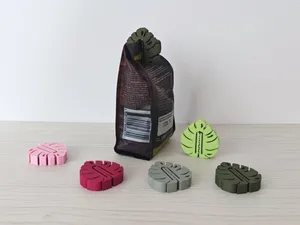 Monstera leaf bag clips