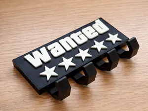 GTA “Wanted” Key Hanger – Wall Key Holder