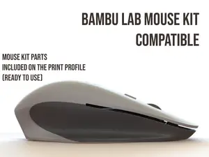 "Manta" mouse - Bambu Lab Mouse Kit Compatible