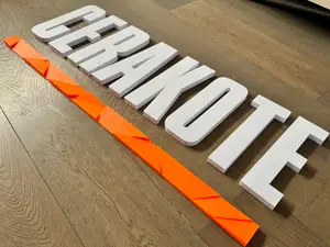 letters model from Cerakote coating