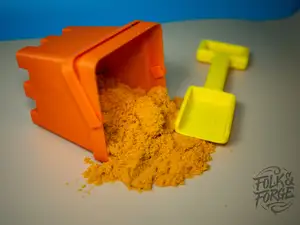 Mini Bucket and Spade Print in Place Toy Set