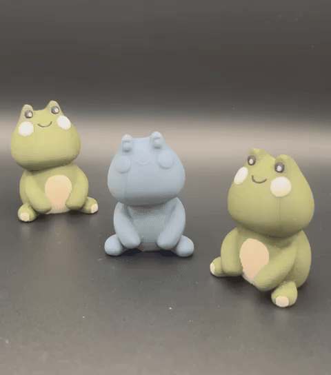 Head moving frog (Print in place)