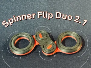 Spinner Flip Duo 2.1 - Strong Modular Flip Fidget