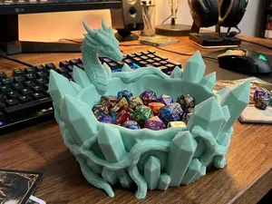 Dragon’s Hoard: Crystal Nest Dice Bowl
