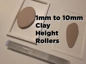 1mm to 10mm Clay Height Roller (Labeled)