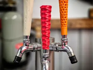 Beer Tap Handle - Printed Threads - Twisted Timber