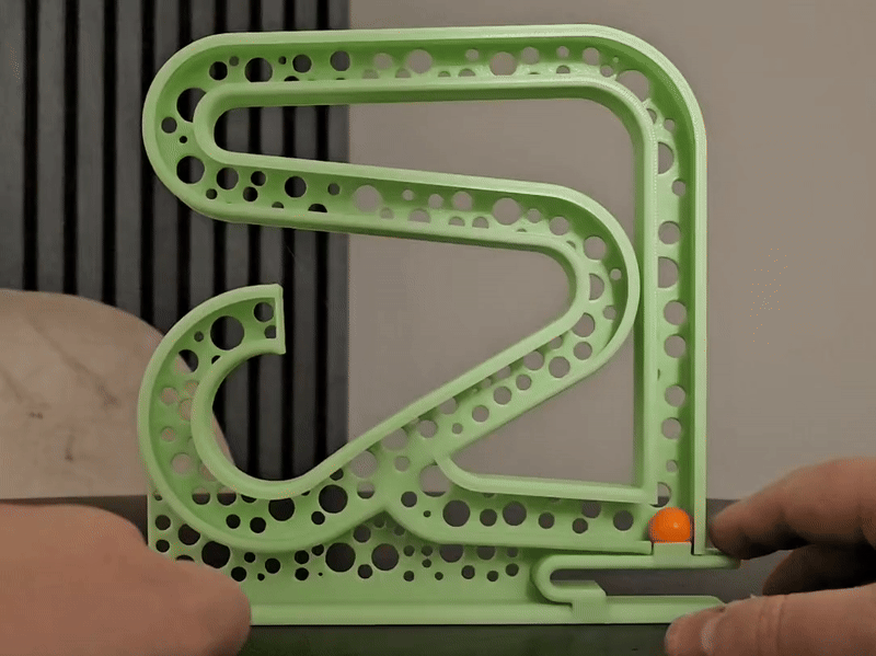 Print In Place - Reverse Marble Run - Fidget toy!