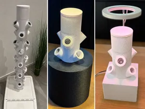 GrowTower – 3D-gedrucktes Hydroponik-System