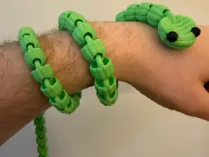 Long Knit Articulated Snake Sensory Fidget NO AMS