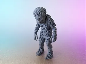 Geduckter Waldling "Knochenkrabbler" Sammlerfigur