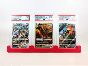 3 Card Graded Card Display Stand