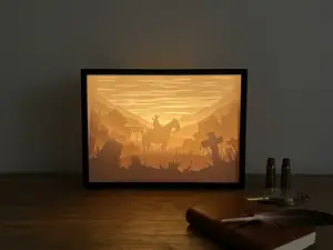 Red Dead Redemption 3D Shadow Box Lamp