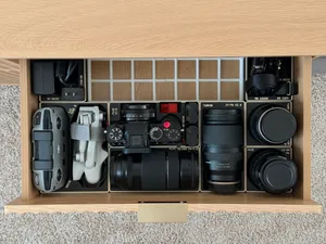 Photography Gridfinity Bins (Fuji, Peak Design)