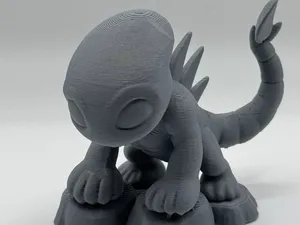 Chibi Alien / Display/Tabletop/Roleplay