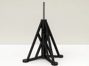 Arretierbarer M6-Standfuß, bis 10 cm verstellbar