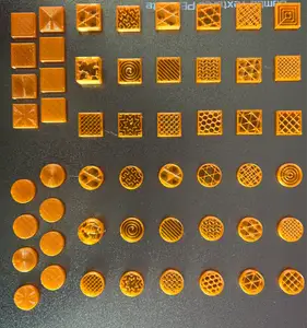 All infill, top, bottom layer test print