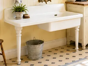 Miniature 1910 Pedestal Kitchen Sink