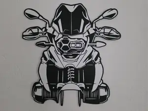 BMW GS Wandbild