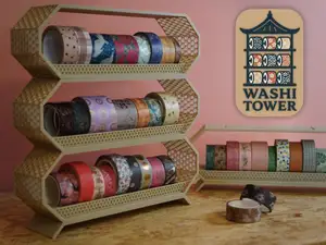 Washi Tower – L’étagère modulable pour washi tapes