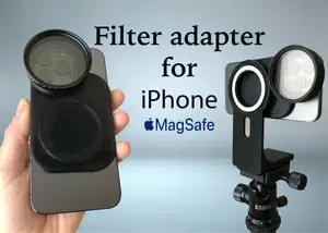 55 mm Filter adapter for iPhone