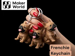 Frenchie Keychain