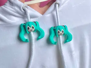 Hatsune Miku Drawstrings Aglet Charms