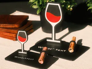 Geschenkkarte Geschenk im Wein Motiv für Scheine
