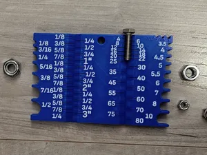 Nut & bolt Measure Pro Gauge - SAE and Metric