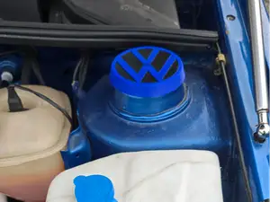 suspension cover golf mk2 VW logo
