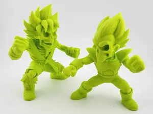 Goku and Vegeta Skeleton Figures Dragon Ball