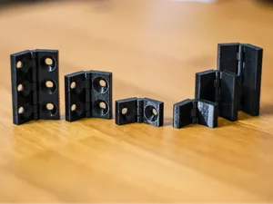 Hinge - print in place 180° (no assemble)