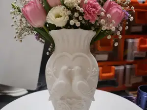 Romantische Tauben-Vase für Hochzeiten & Jahrestag