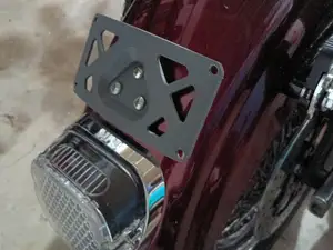 Harley Laydown License Plate mount