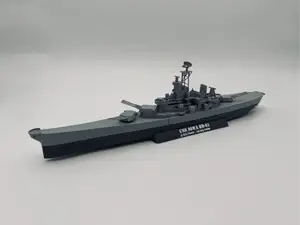 USS Iowa BB-61 Ship Model, 1:400 scale
