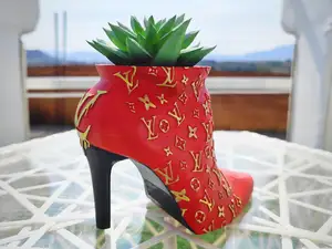 LV High Heel Planter