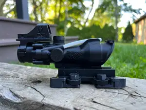 Trijicon ACOG 4X Rifle Scope & TA-31 DOC Red Dot 