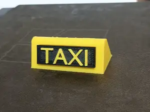 taxi sign