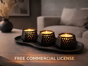 VØID Glow - Candle Holders and Base Plate