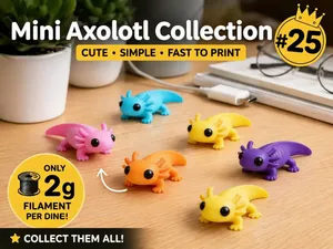 Mini Axolotl Fidget - Micro Zoo