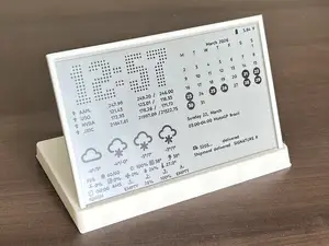 Smart E-Paper Desk Dashboard (ESP32 • 7.5” )