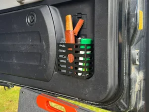Rear door pocket cage for Pajero gen 4