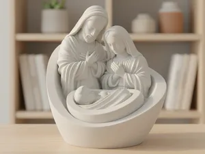 Praying Holy Family Ornament