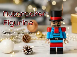 Brick Nutcracker Figurine + Ornament