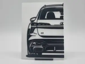 2D Wall Art Audi A6