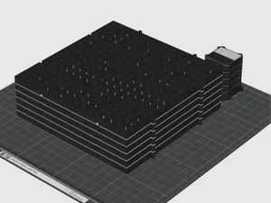 ToolGrid-Compatible 6×6 Base | 6-Level Stacked