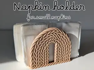 Small napkin holder with rope design