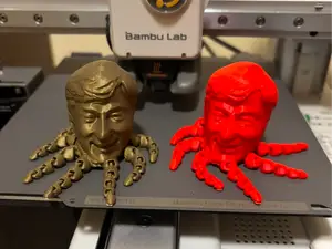 Jackie Chan Octopus Caricature - Articolato