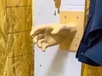 Handshake Door Handle – Funny Hand Figurine Decor